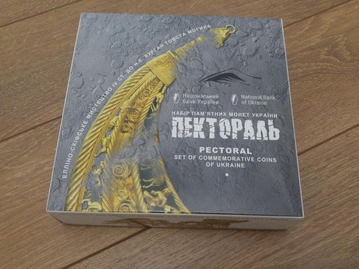 Пектораль срібна монета  10 гривень (набір з чотирьох монет)